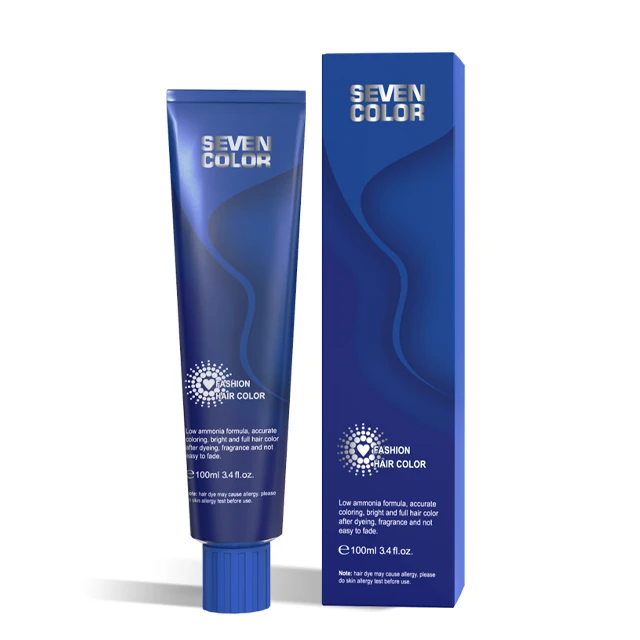 SEVEN COLOR Natural & no stimulation professional hair color cream rich colors  hair dye