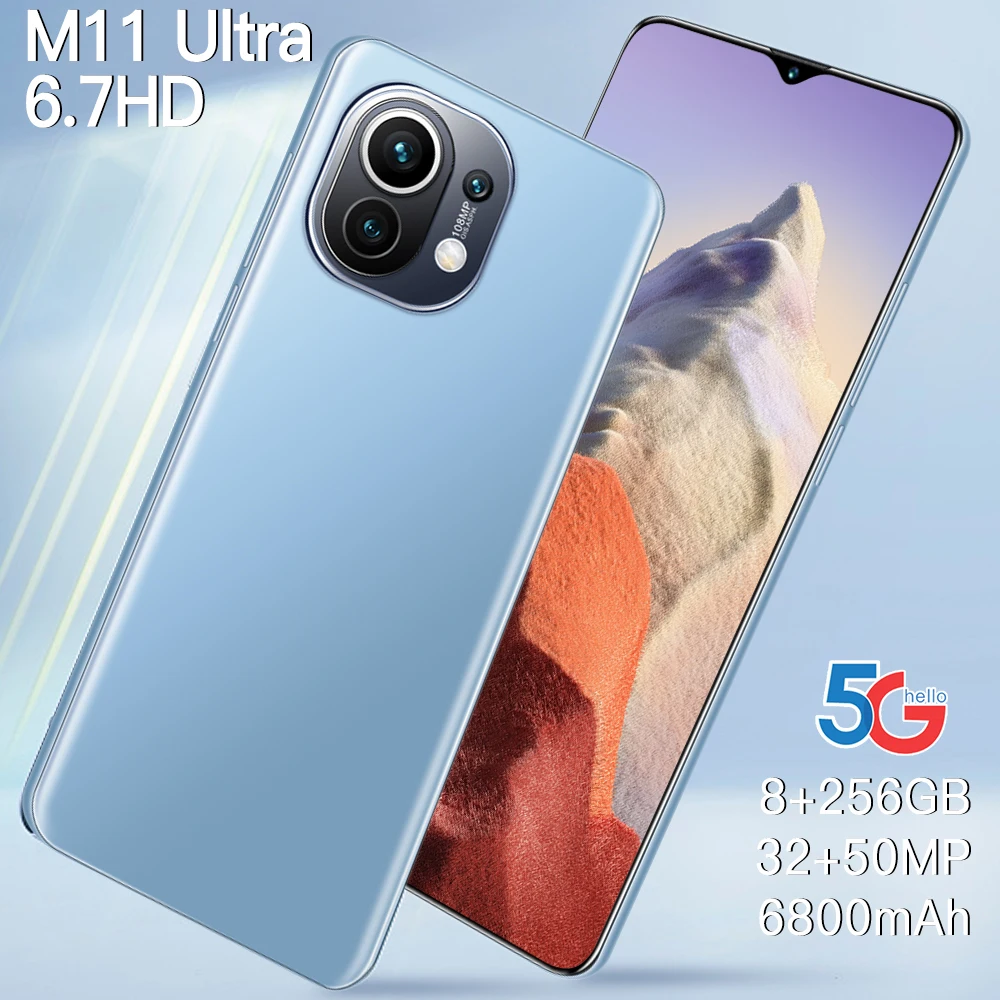 Смартфон M11 Ula 6 7 дюйма 16 + 512 ГБ 3G 4G
