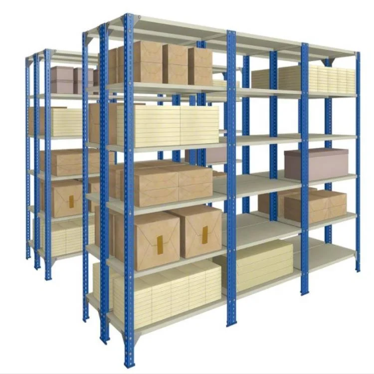 Factory hot sale powder coated slotted angle shelving systems rack