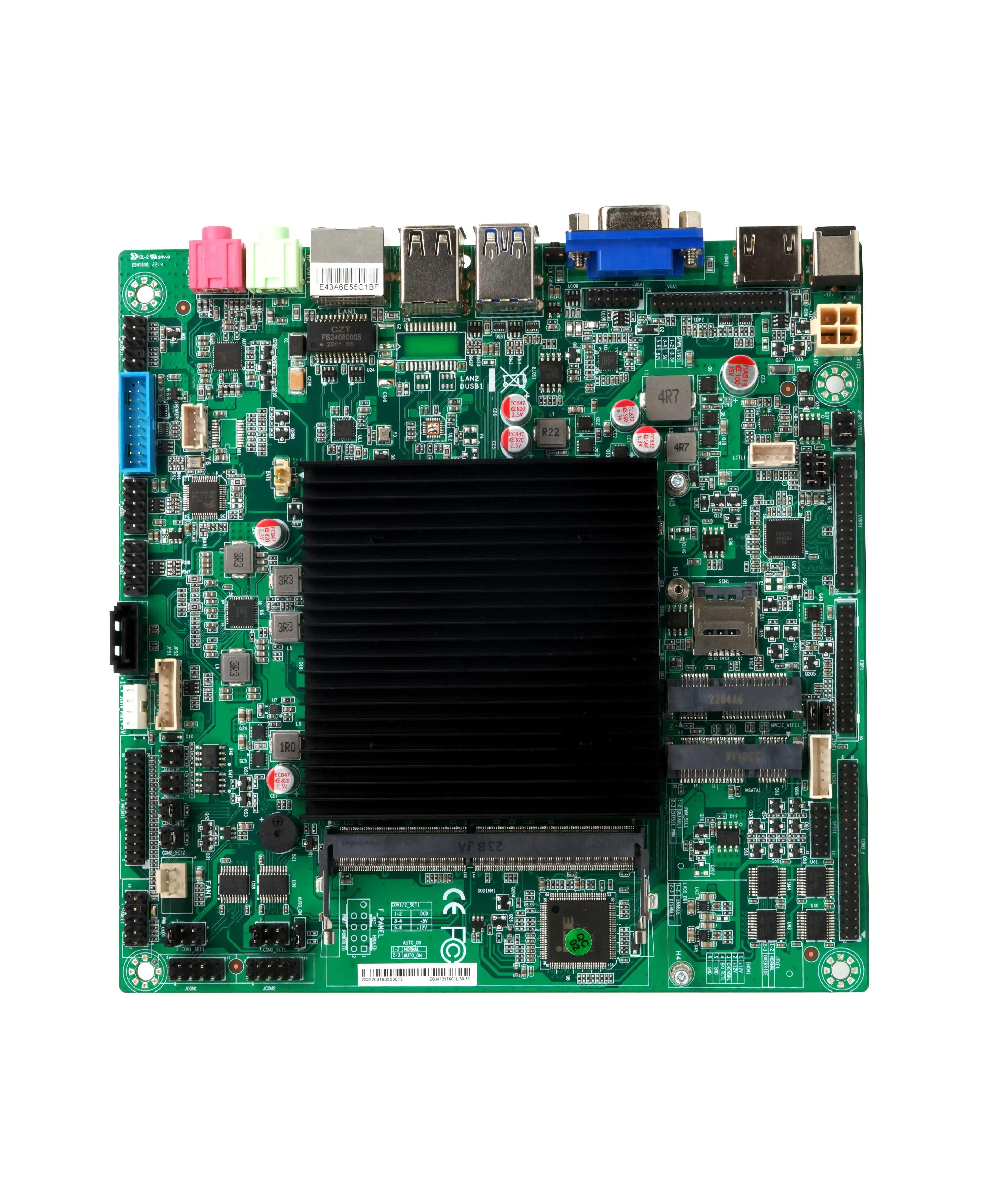 Mini itx industrial Motherboard with UHD Graphics 600 Three display Gemini lake J4125/J4105/N4000 DDR4 embedded motherboard