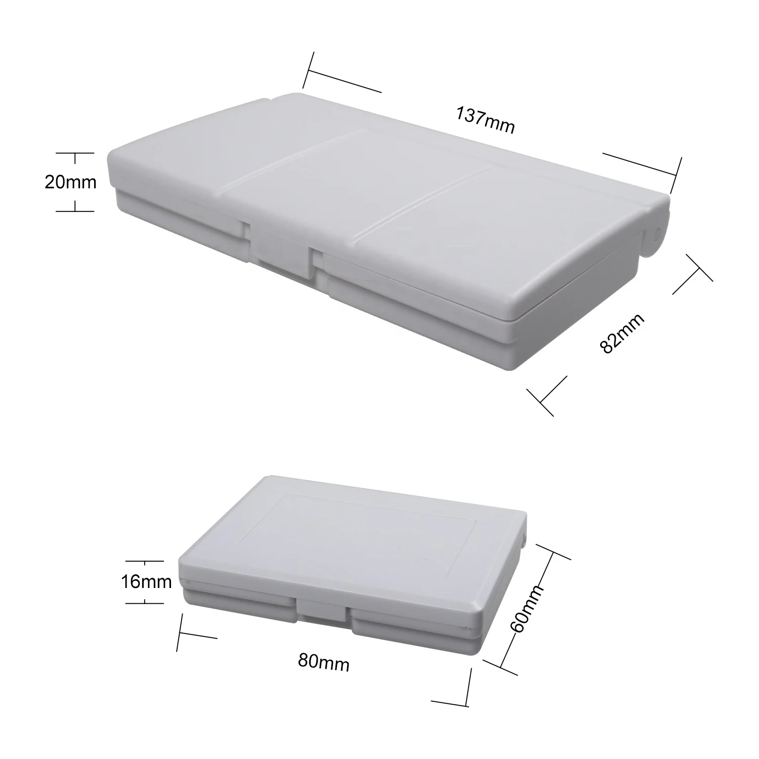 small empty watercolour plastic folding paint palette box for 12 watercolor half pan pigment block
