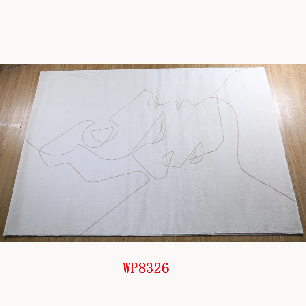 Wholesale polypropylene soft area rugs and carpets for living room