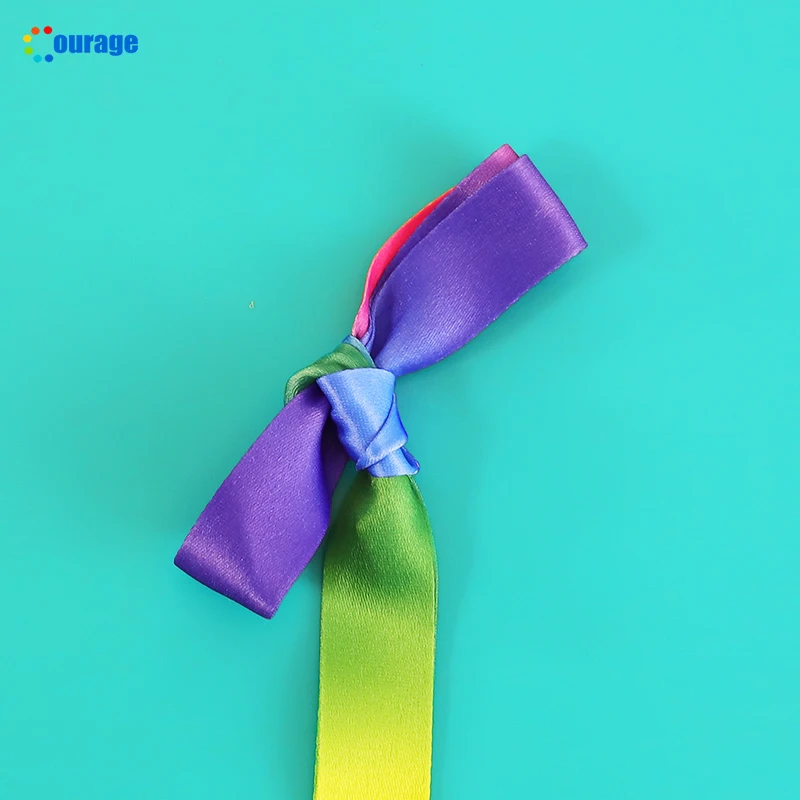 Металлические заготовки для медалей Rainbow Lanyard сублимационная индивидуальная поддержка JP-03