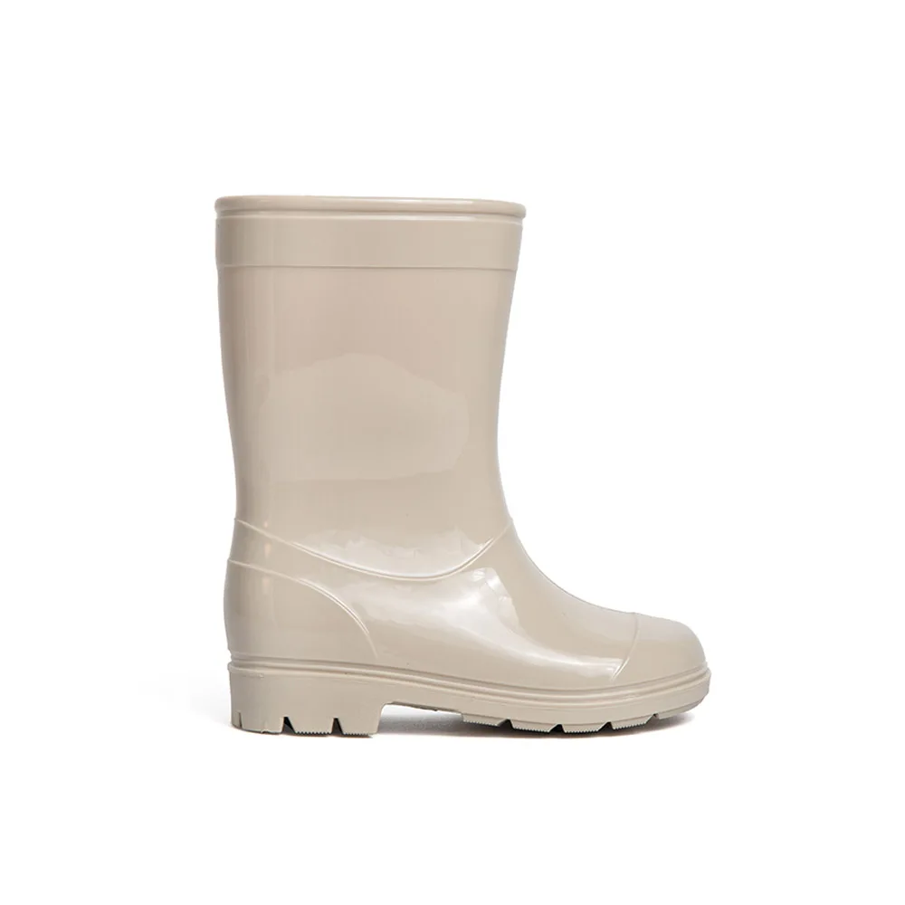 New Product Round Toe Recyclable Custom Soft Warm Waterproof PVC Safety Rain Boots For Children