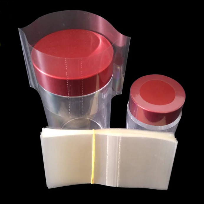 Tamper Evident Plastic PVC Perforated Heat Seal Shrink Wraps Sleeve Tamper Proof Pop Top Seals Shrink Band Bottle Black Matte