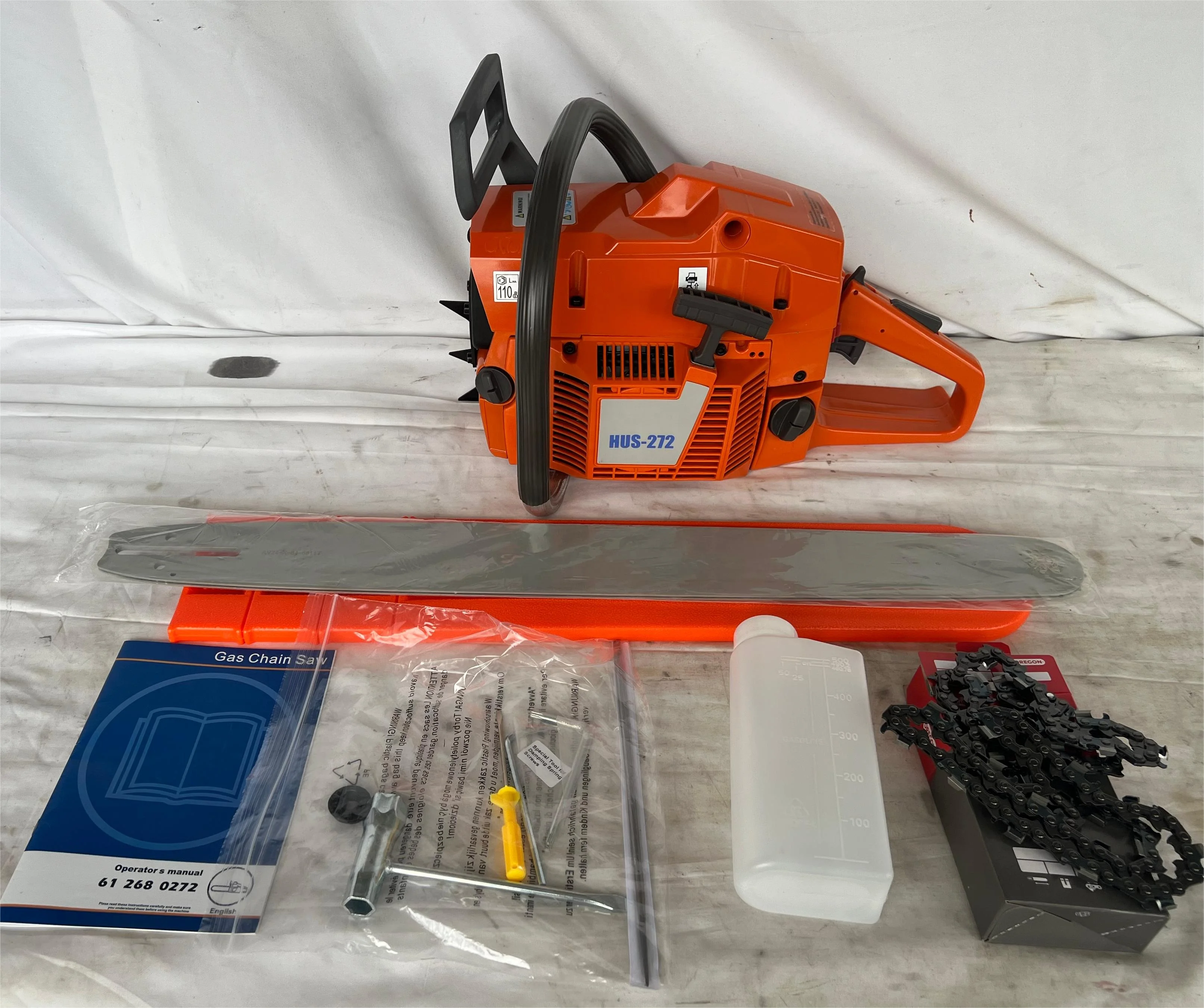 Original Gasoline Chainsaw HUS 272 ChainSaw 72cc 2 Stroke 3600W Chainsaw 272 Chain saw