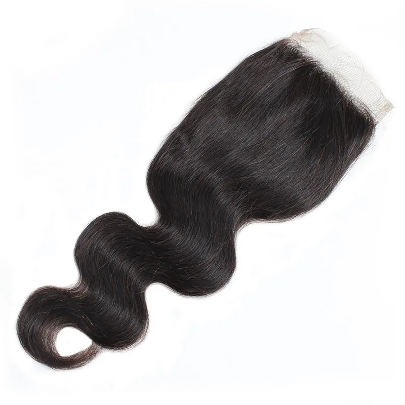 Body Wave Closure 4x4 100% Human Hair Transparent Lace Closure HD Lace Closure remy human hair extension