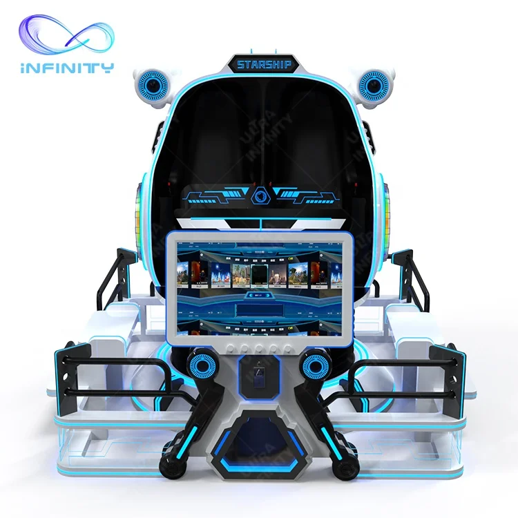 New Arrival Vr Amusement Park Business Products 9D Vr Cinema Vr Shuttle Space 2 Seats Chair For Kids And Adults