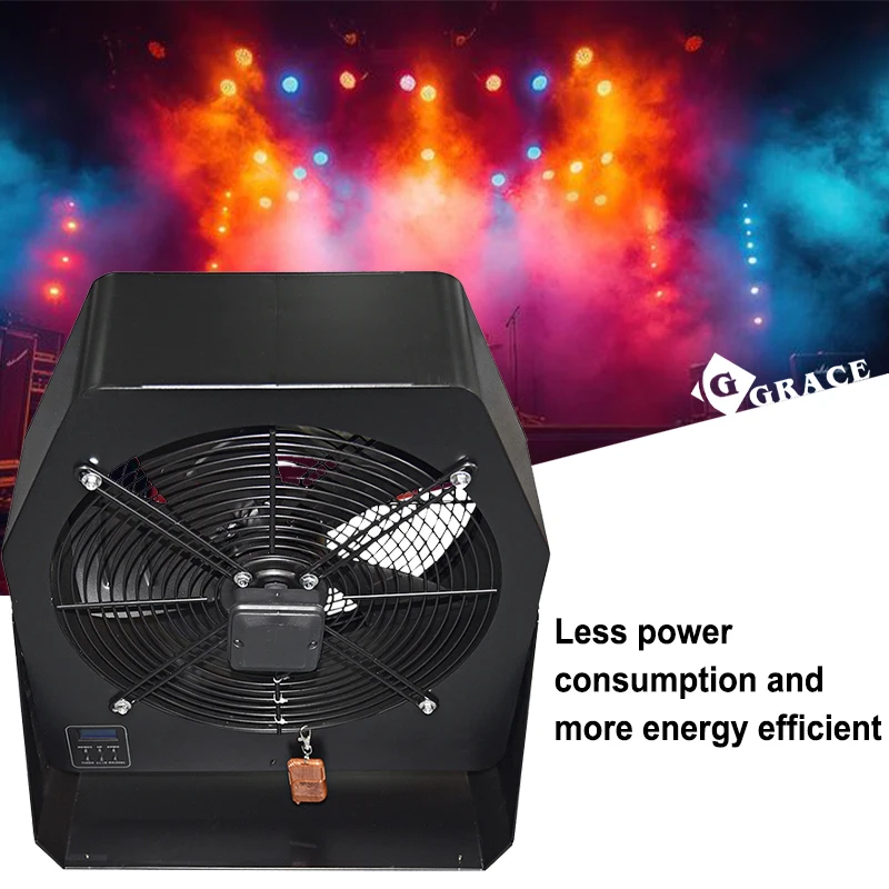 Igracelite DMX/Remote Control  Smoke Diffusion Fan For Celebration And Stage Performance Stage Fan