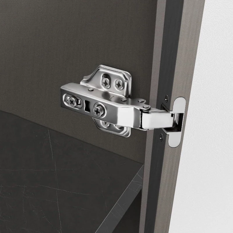 High Quality Round Head Invisible Door Hinges Hydraulic  Aluminum Frame Cabinet Door Hinge For Aluminum Frame Door