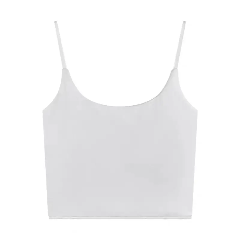 Women Solid Brassiere pad Wireless Seamless Bra Sports Beauty Back Tank Top Wrapped Chest Girl Lady Tank Top Singlet Vest