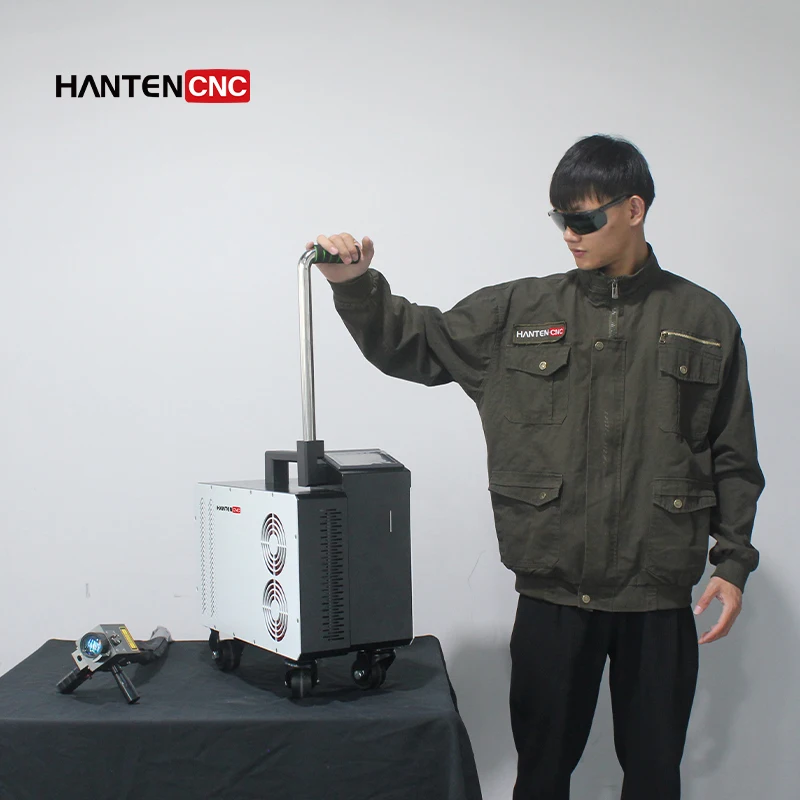 200W 300W metal surface oxide cleaning pulse laser graffiti removal machine laser cleaning machine