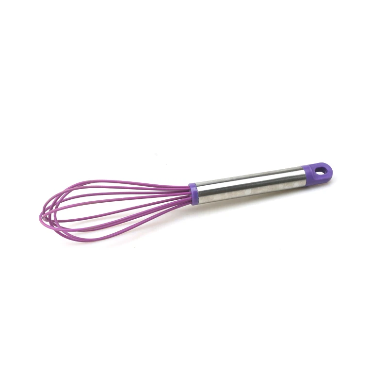 Kitchen Accessories Home Baking Utensils Egg Beater Silicone Manual Egg Whisk