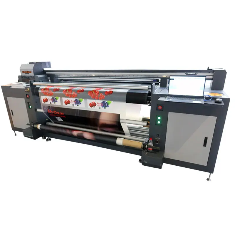 27 year orginal factory  Hybrid Latex uv  inkjet printer with four or eight I3200U1 print heads with roll to roll and flatbed