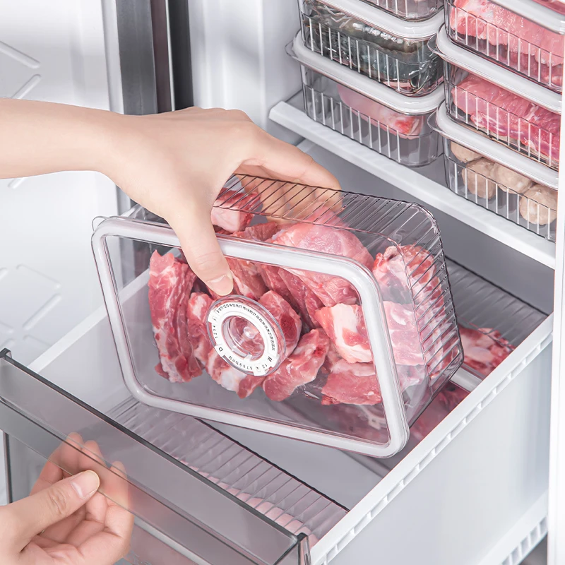 Wannuo Fridge organiser storage box food container Low price plastic food container storage box Fridge food storage container