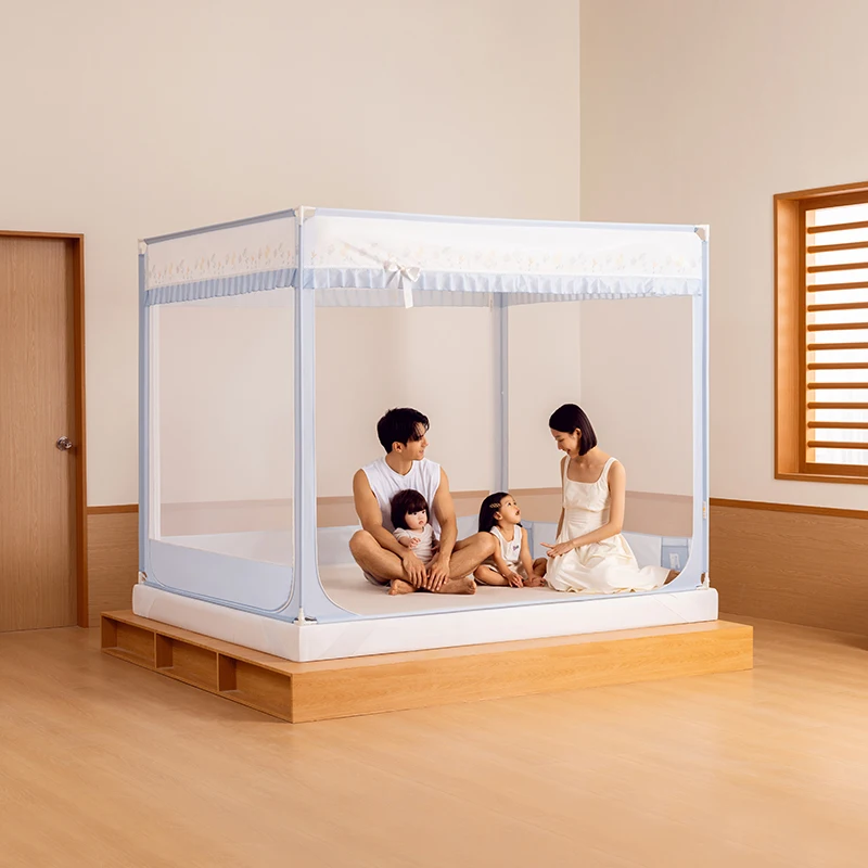 Medoga Bed Canopy Girls Bedroom Mosquito Net Luxury Outdoors Moustiquaire Royall Romantic Purple Home Textile 100% Polyester Po