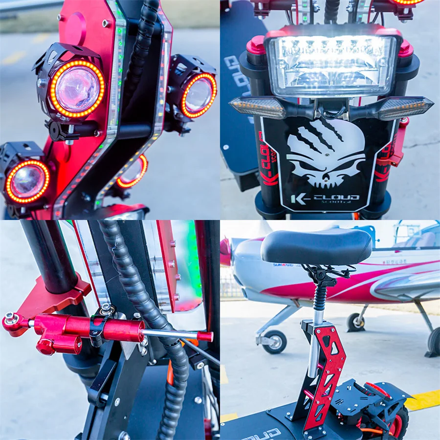 EU US AU Warehouse 8000W 10000W Powerful Adult 13 14 Inch Folding 72V Electric Scooter For Sale E Scooter