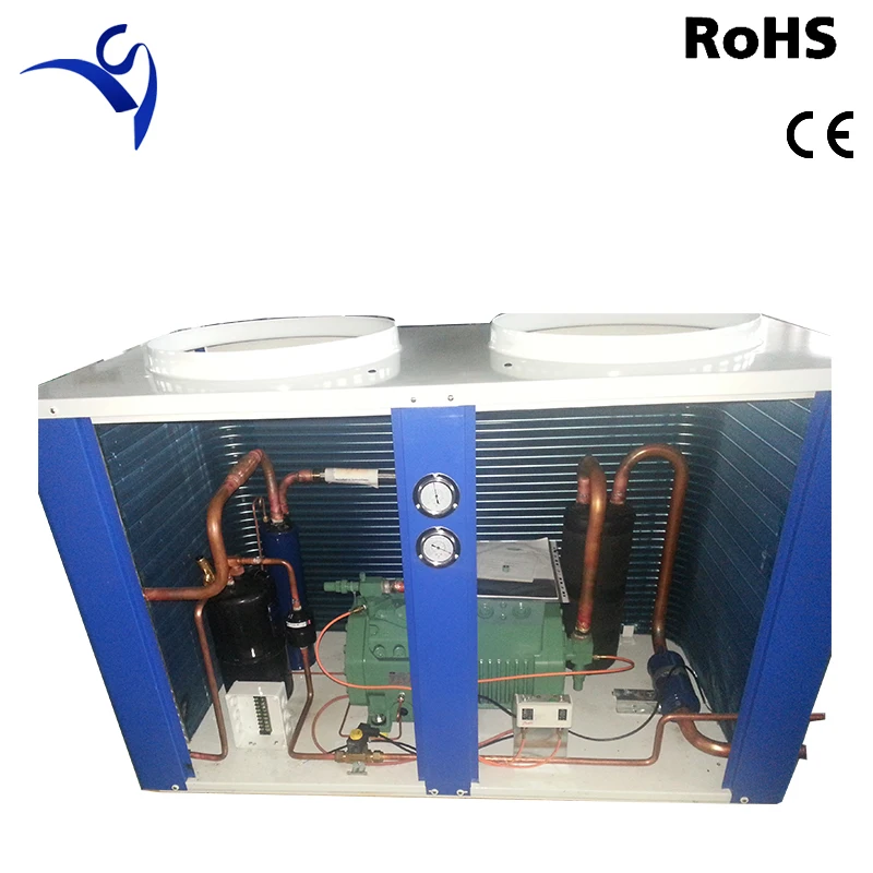12HP 4TES-12Y Low temperature semi-hermetic compressor refrigeration air cooled condensing unit