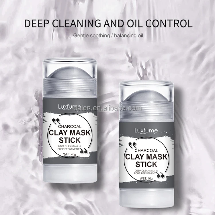 Best Oil Control Purifying Clay Mask Skin Detoxifying Charcoal Face Stick Mask
