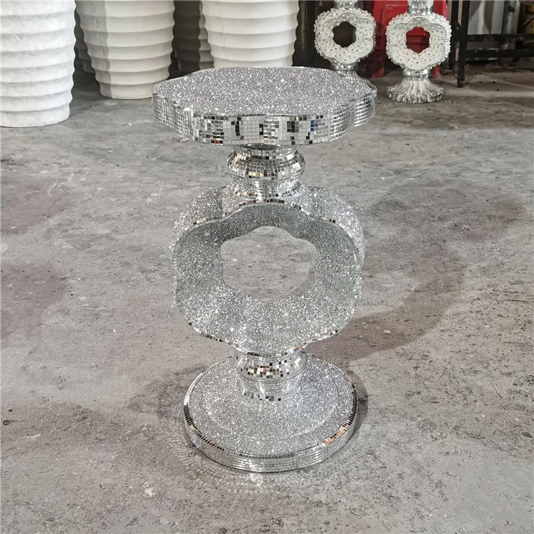 Antique European Wedding Home Decor Wholesale Colorful Fiber Glass Table for Home Ornaments