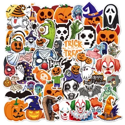 Wholesale Suitcase Notebook Window Decoration Custom Vinyl Sticker Waterproof Horror Self Adhesive Halloween Sticker