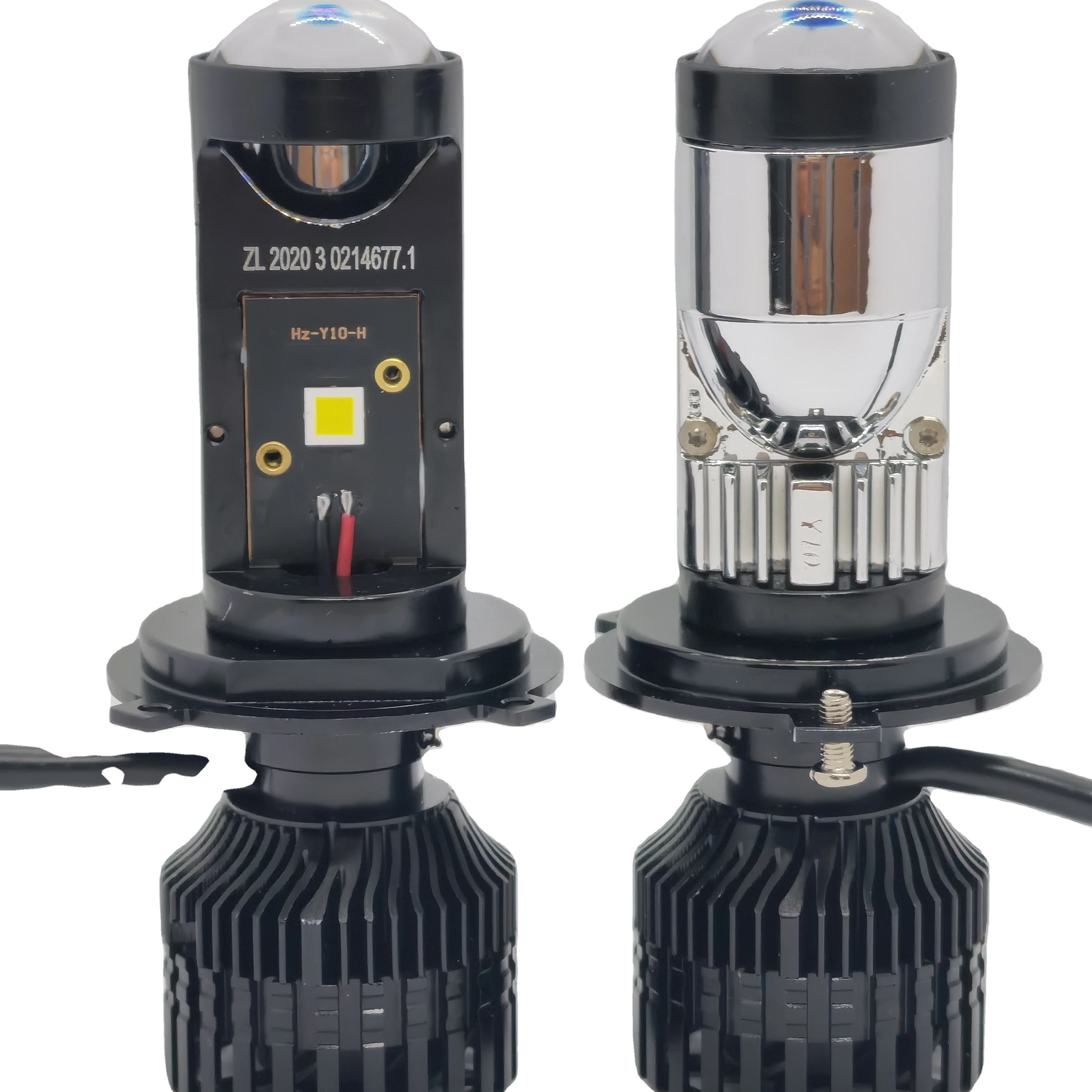 Factory wholesale Y10 Led headlight car H4 H7 Projector LED Headlight Lens 12V 30W with fan motorcycle led light bulb