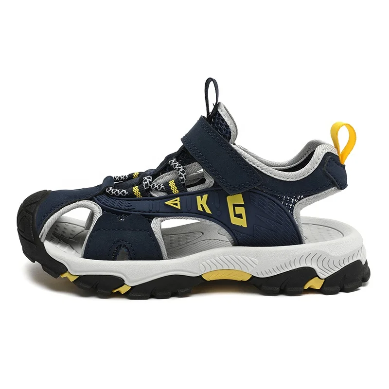 BKG бренд 2021 Новое поступление резиновые износостойкие большие дети для мальчиков и девочек Размер 27-41 детские спортивные повседневные сандалии