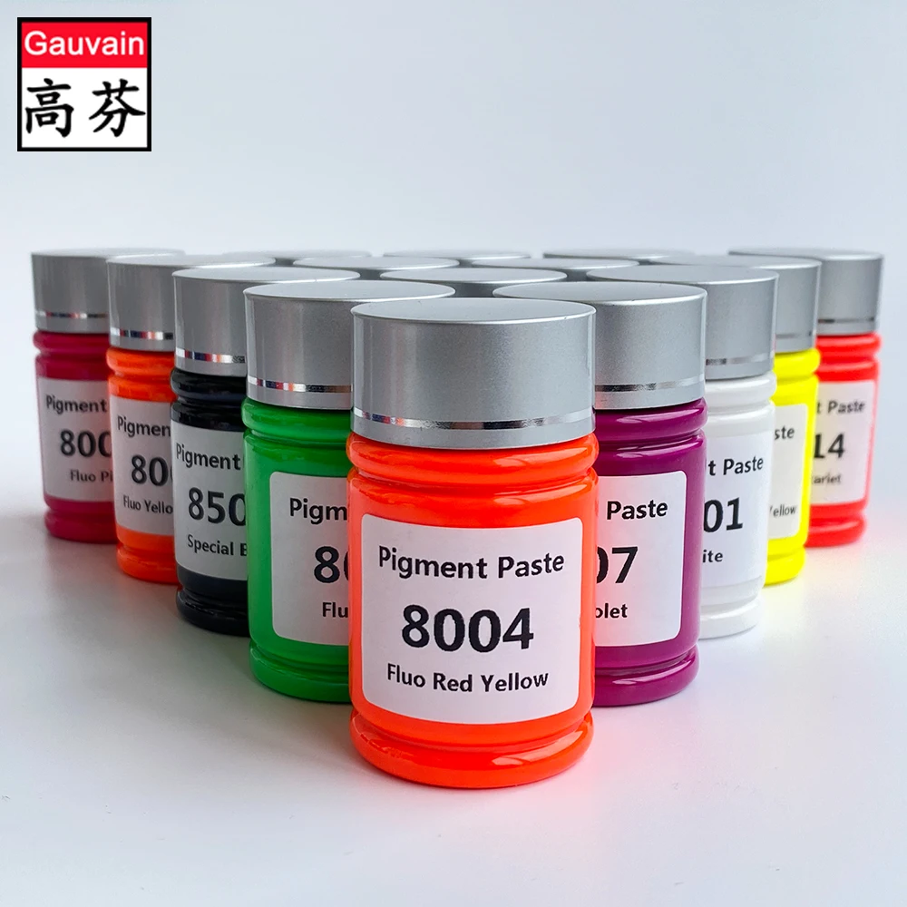 Wholesale  water based dye pigment paste 8401 white organic liquid color pigments for coating