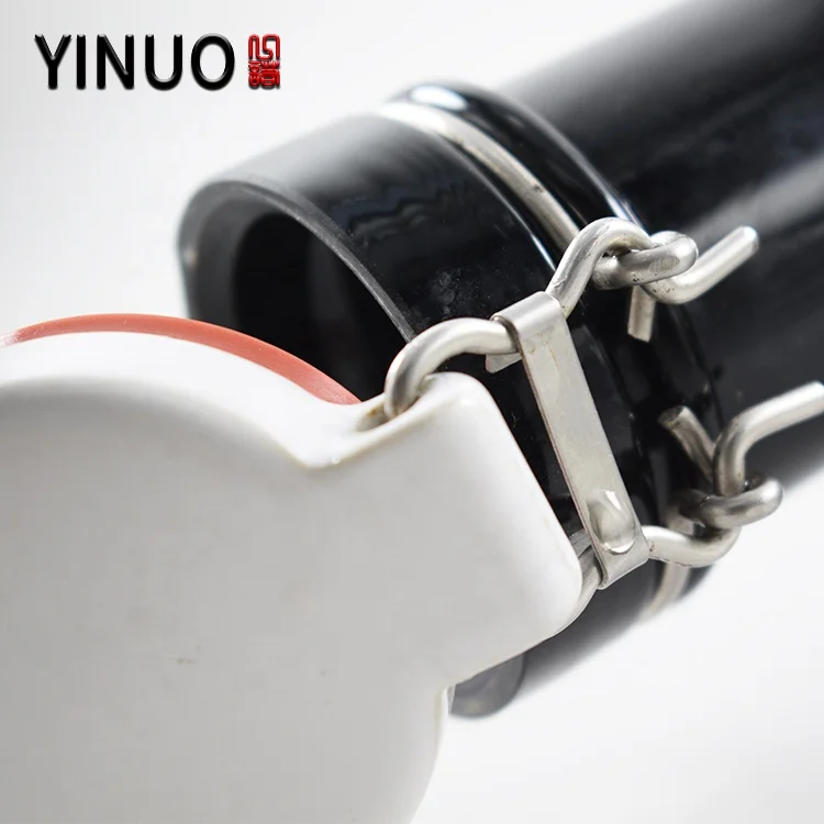 Custom beer bottle beer container with swing top cap and lid