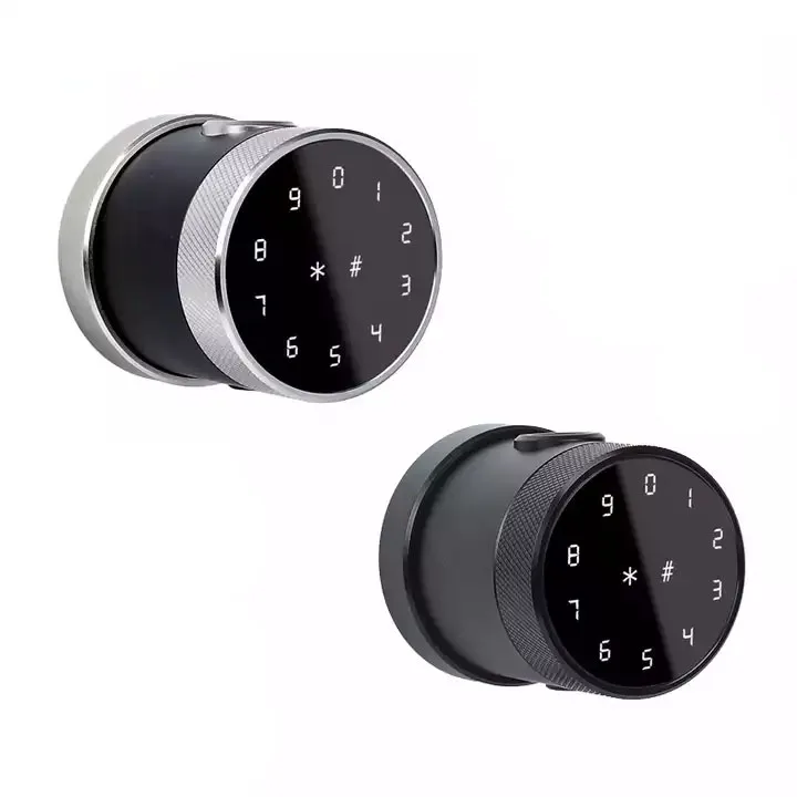 Tuya Smart Room Door Lock with Key Diary Fingerprint Management Hotel Bovos entry door Tubular Ball Knob Lock