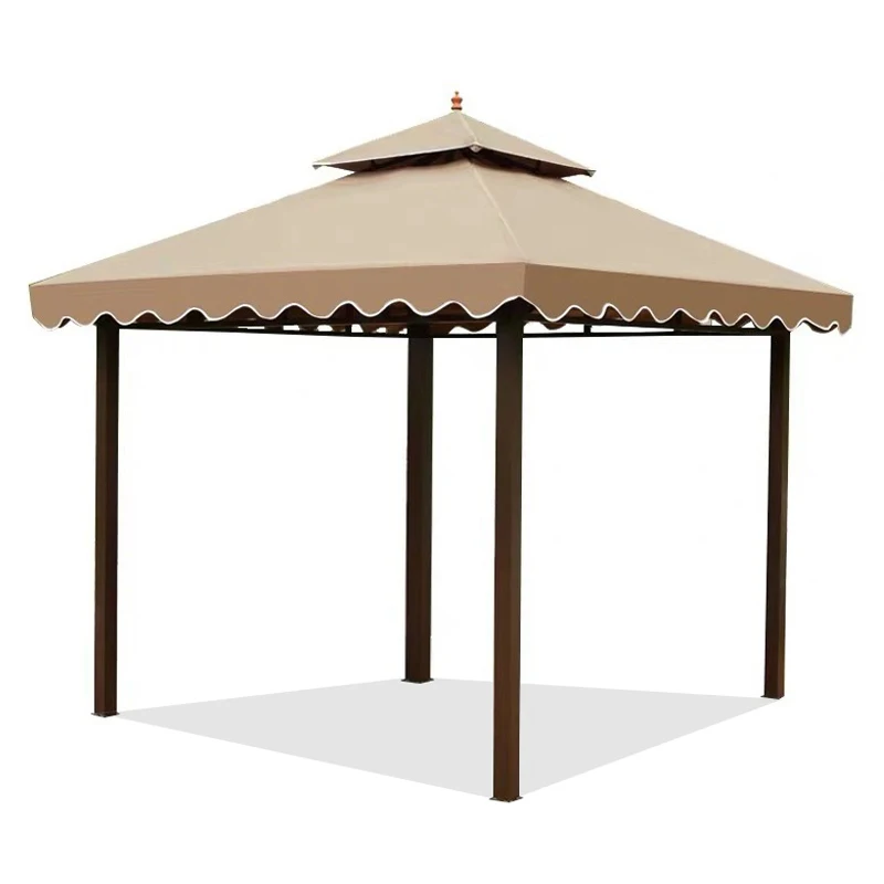 FEAMONT Manufacturer Custom 3x3 Canopy Tent Waterproof PVC Patio Garden Gazebo with Alloy Frame Sunshade for Wedding Outdoor Use