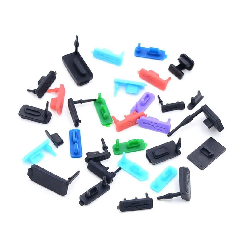 Cap Protective Cover Rubber Plug Soft PVC Thread Protection Dust-Proof End Cap for Electronics