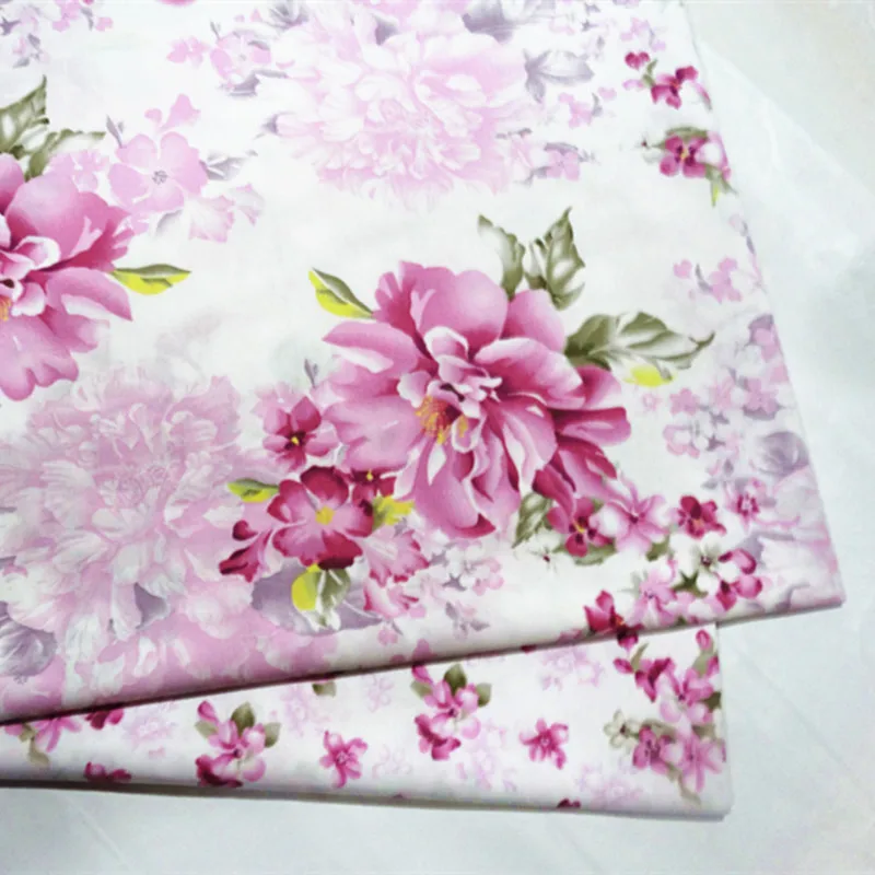 China fashion floral style cotton fabric digital printing
