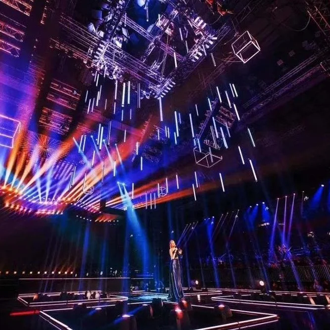 0.5M 360 degree Stage lighting tube lights Multi color RGB Colorful led pixel tube