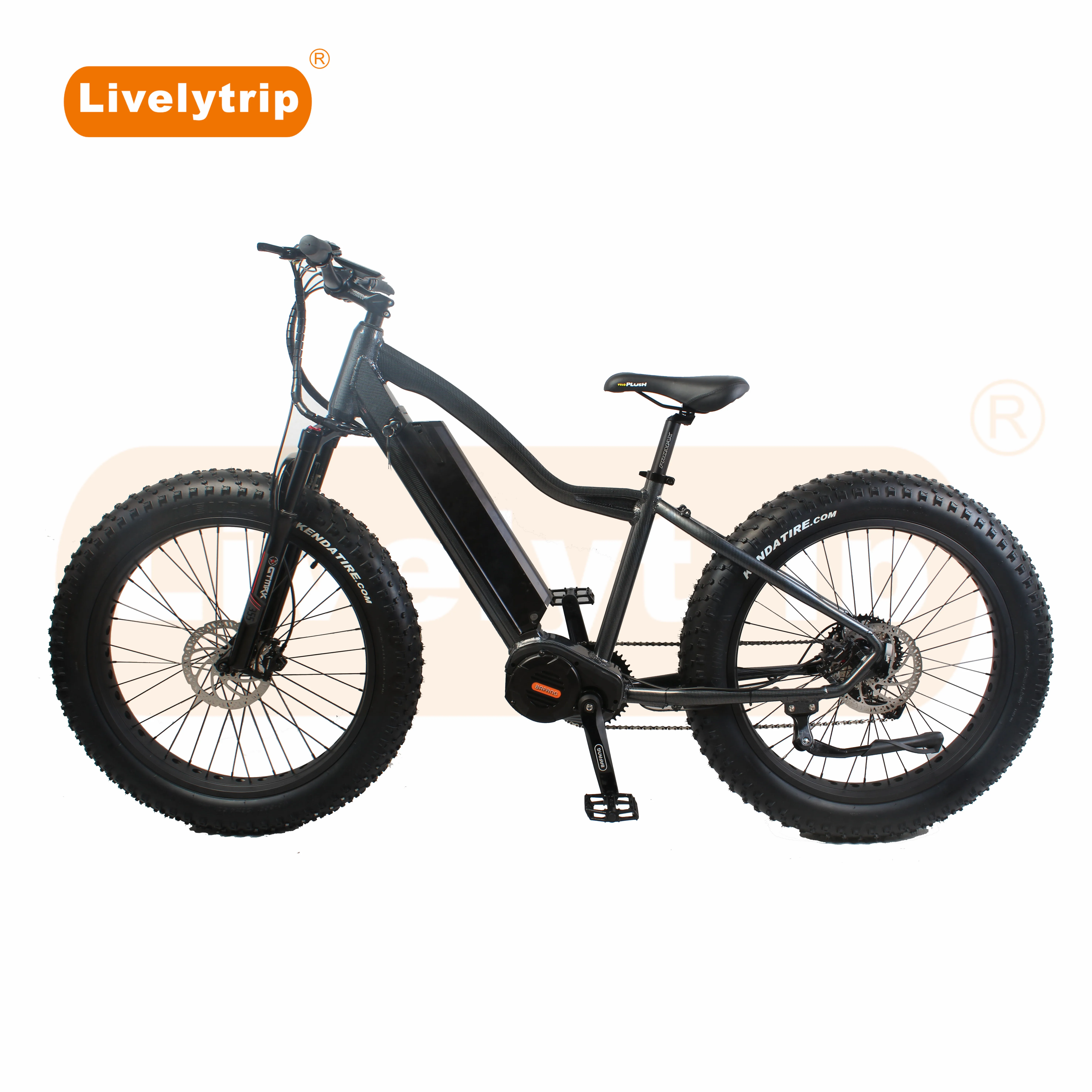 Bafang g510 ультра 1000 Вт Электрический велосипед 26 дюймов толстые шины высокое качество рама