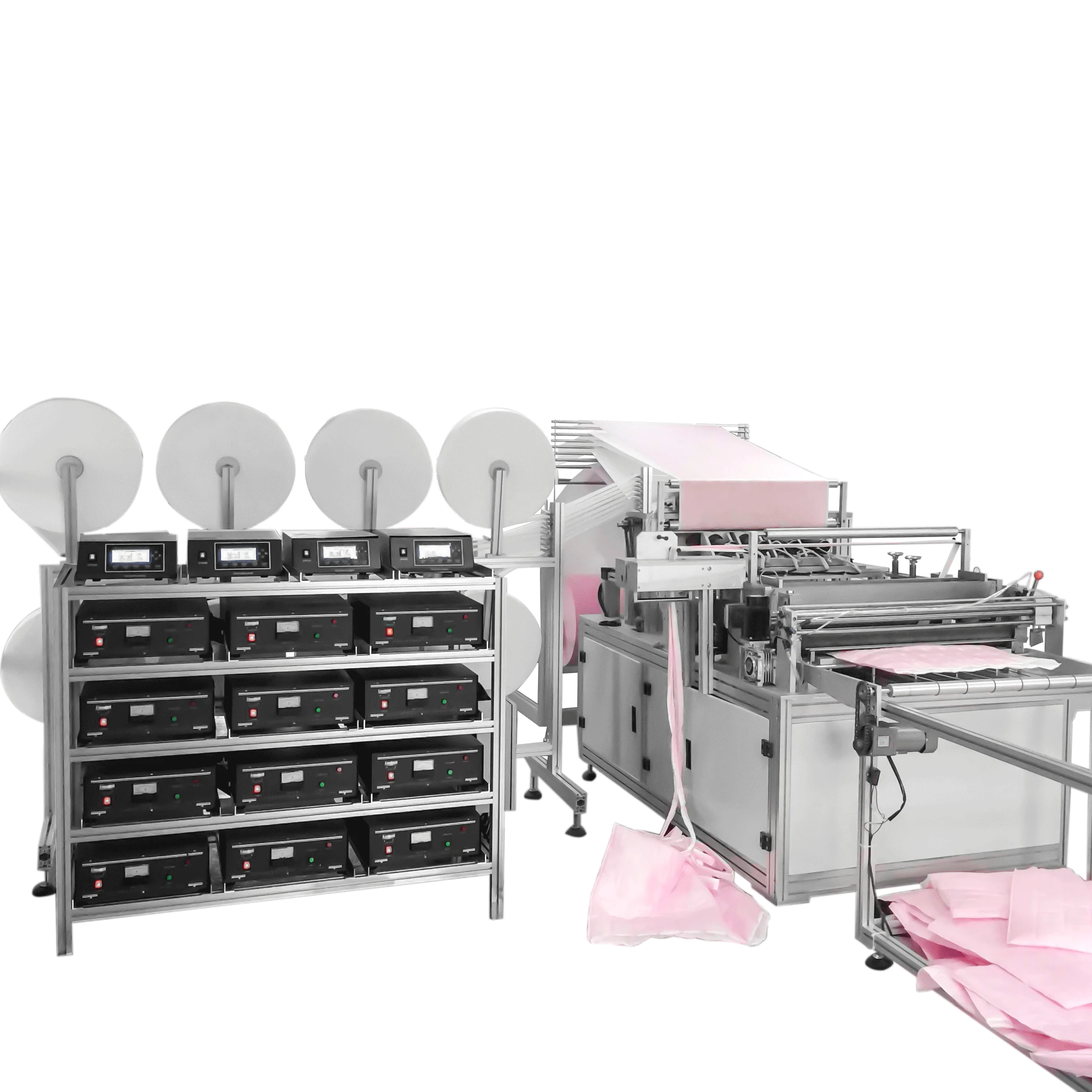 Машина для производства нетканых мешков с воздушным фильтром