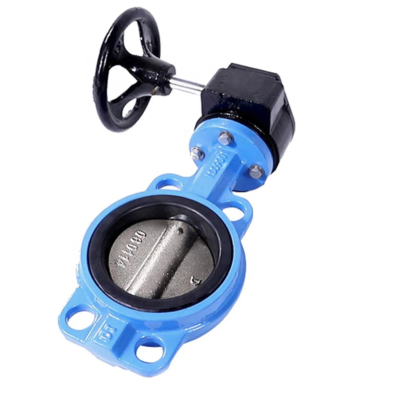 PN16 ductile iron body disc SS410 shaft EPDM seal 3 inch DN80 Wafer type butterfly valve