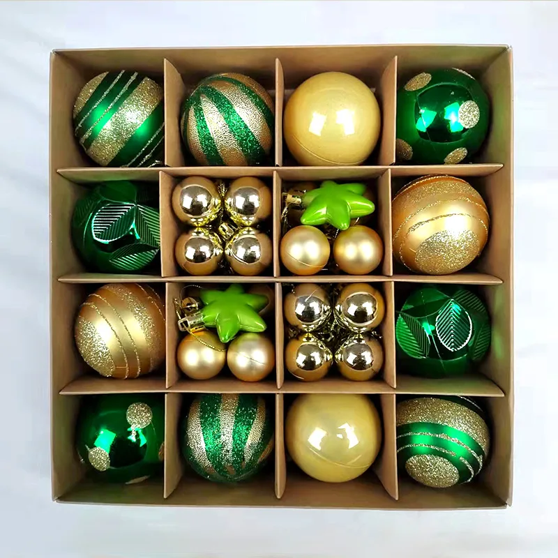 42Pcs Christmas Balls Ornaments for Xmas Christmas Tree Shatterproof Christmas Tree Decorations Hanging Ball for Holiday