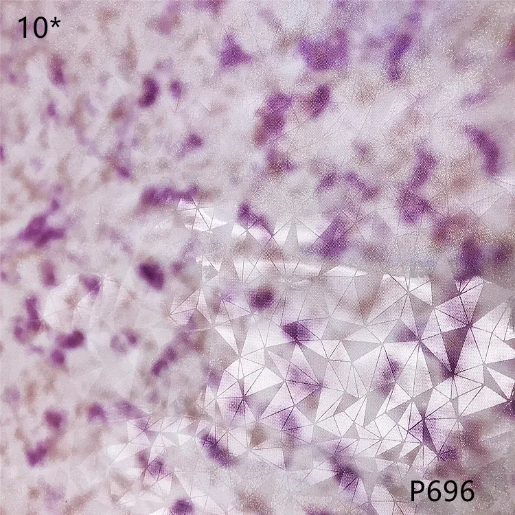 P696 Foggy Colors Diamond Film PU Synthetic Leather vinyl cuero textiles leather products for Handbag , Shoe , crafts