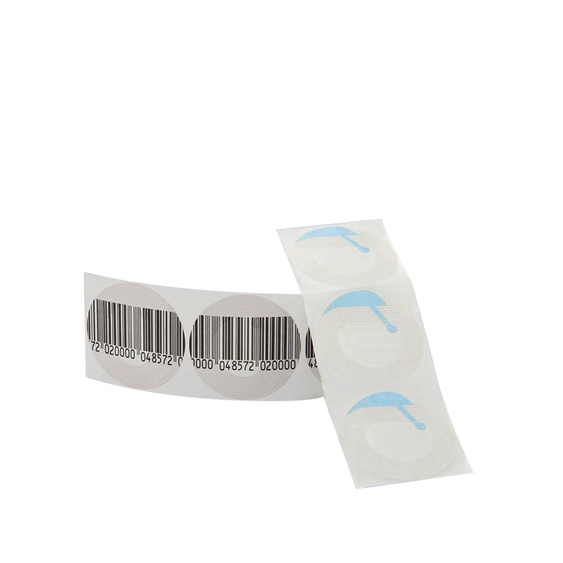DETA Barcode RF Soft label for anti theft security adhesive EAS Label 8.2mhz frequency