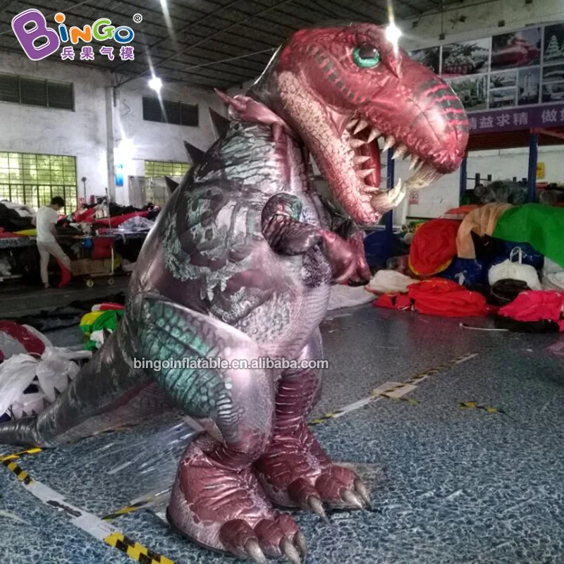 Advertising Inflatables Customized Realistic Giant Walking Moving Inflatable Dinosaur Costume Outdoor For Events Display