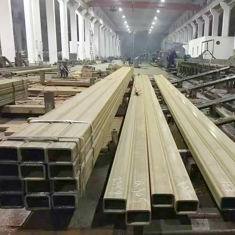 Rectangular Seamless Pipe Customized Size Astm Q235 A36 A105 S355jr Carbon Steel Tube in stock