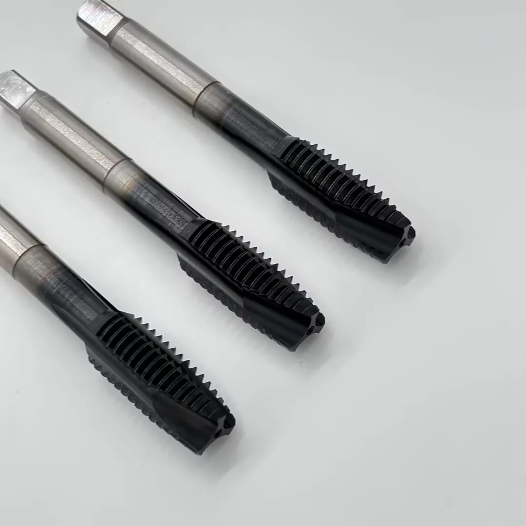 TT300-PO M8 HSS Coated Tap Carbide Die for Stainless Steel Thread Tapping Metric Standard Screw Tap for Machine Tools