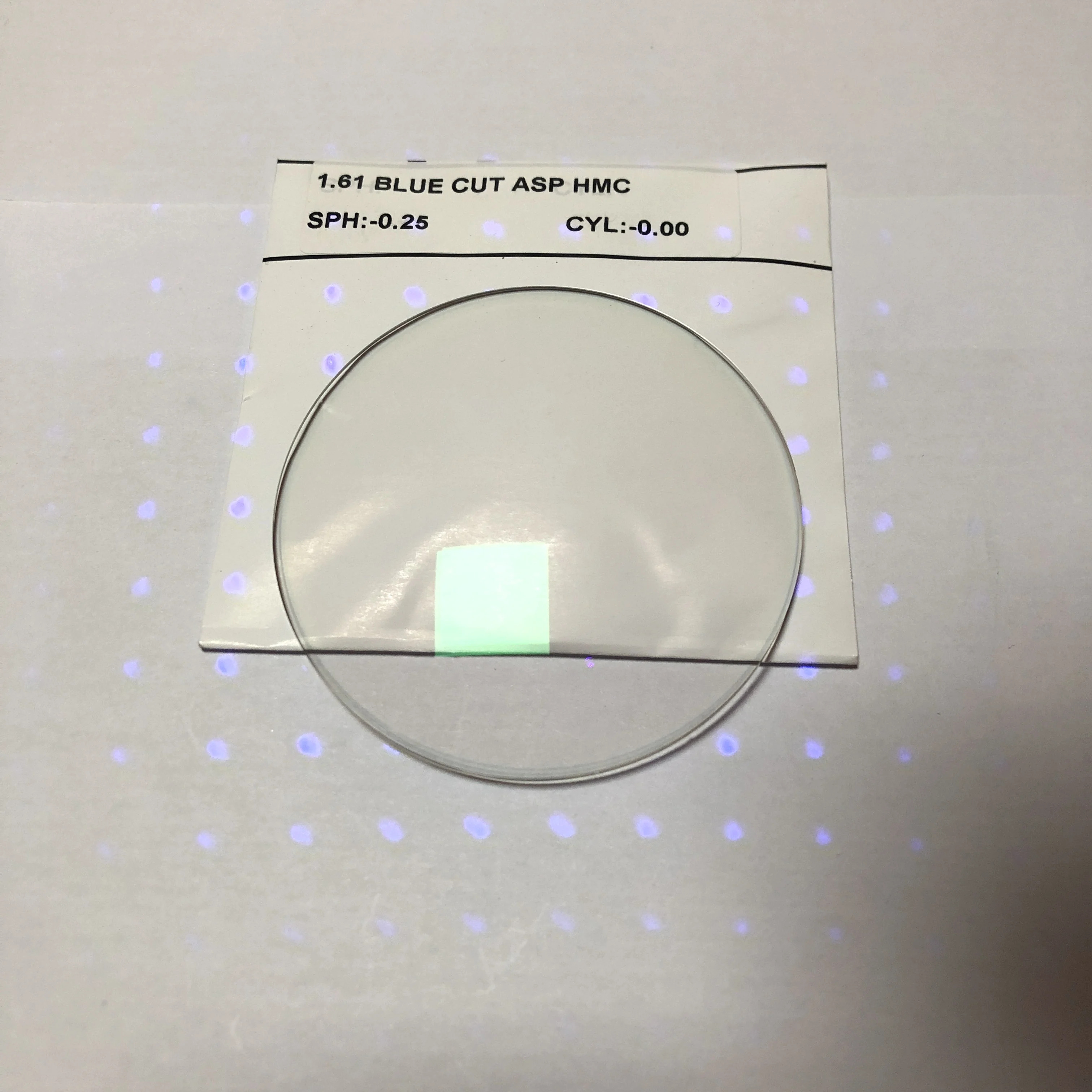 Optical Manufacturer 1.61 Acrylic Lens Aspherical Anti blue cut light UV 420 BRC optical lenses Prescription Lens Spectacle Lens