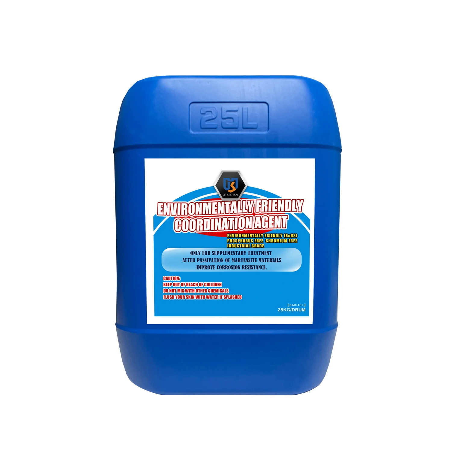 Manufacture direct rust slowing coordinantion agent for martensitic materials