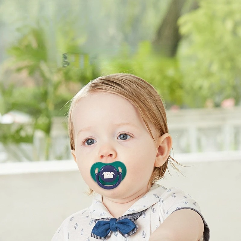 500 Moq Custom Silicone Pacifier Cartoon Design Super Soft Baby Pacifier