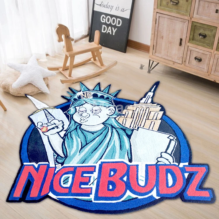 Sublimation Blanks Rugs Custom Design rugs manufacturer Abstract Blue Mats For Living Room Anime Carpet