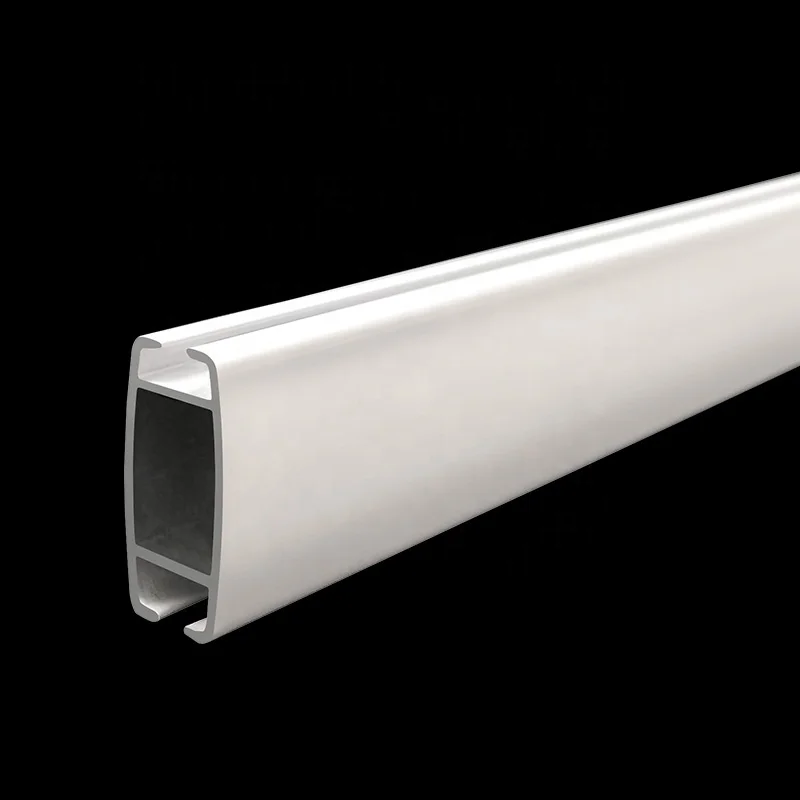 
Aluminium powder coated white bending curtain track 