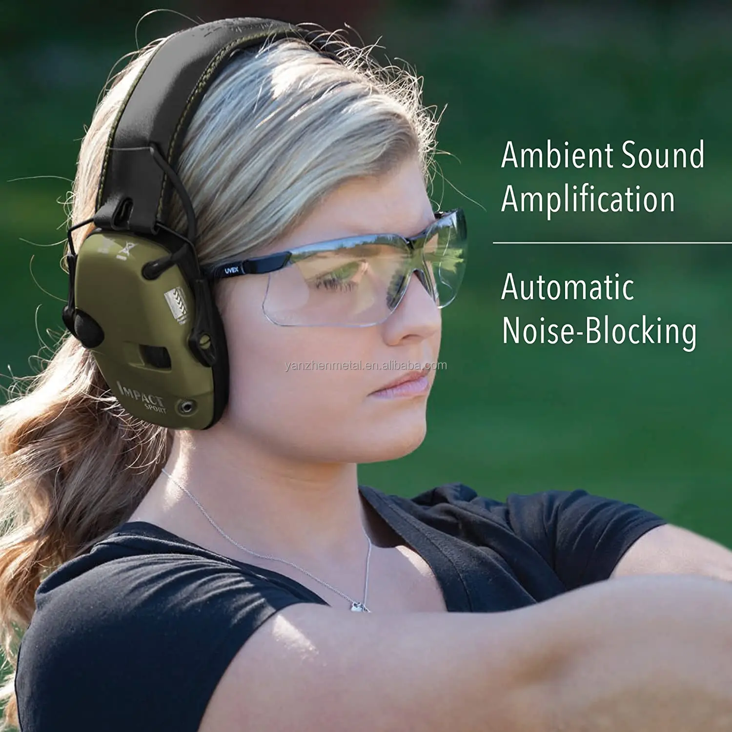 Impact Sport earmuffs earplug