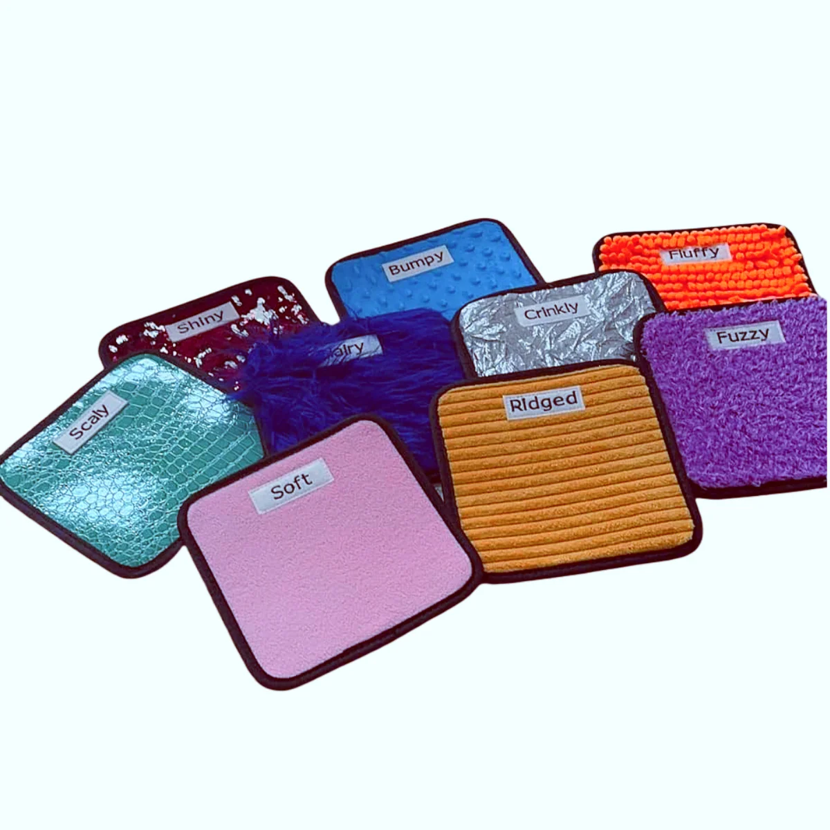 Sensory Mini Play Mats  Pads Autistic Children-Sensory Wall Floor Tiles-Daycare Autism Classroom Essentials Lava Tactile Toys